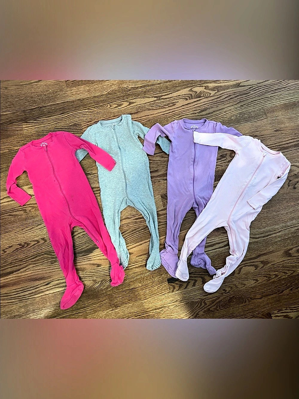 Primary Baby Organic Zip Footie Set Baby 12-18M